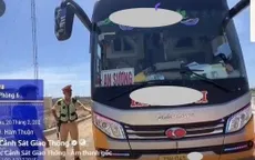 Xử phạt 45 triệu đồng xe khách nhồi nhét trên cao tốc