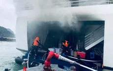 Kịp thời dập cháy tàu du lịch ở Hải Phòng, không thiệt hại về người