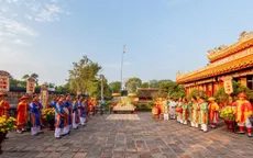 Lễ Hạ Tiêu khép lại không khí Tết trong Hoàng cung Huế