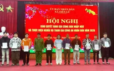 Công an tỉnh Phú Thọ tuyển chọn 745 công dân thực hiện nghĩa vụ năm 2026