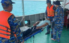 Hải quân kịp thời cứu hộ ngư dân bị đột quỵ tại Trường Sa