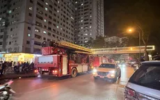 Xử lý kịp thời vụ cháy căn hộ tại khu đô thị Linh Đàm