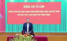 Tổng Bí thư Tô Lâm làm việc với Ủy ban kiểm tra Trung ương