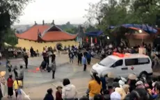 Đô vật chấn thương khi thi đấu tại lễ hội vật ở Hà Nội