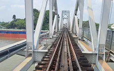 Dự kiến ngày 12/3 thông tuyến đường sắt Bắc - Nam qua cầu Ghềnh