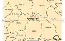 Quảng Ngãi ghi nhận 3 trận động đất liên tiếp trong ngày 9/3