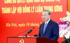 Công bố Quyết định của Bộ Chính trị về việc thành lập Hội đồng Lý luận Trung ương nhiệm kỳ mới