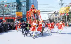 Ấn tượng màn rước kiệu tại Lễ hội Kỳ Cùng – Tả Phủ năm 2026 tại Lạng Sơn