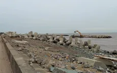 Ninh Bình: Đê biển Hải Hậu xuất hiện nhiều vị trí sạt sập nghiêm trọng