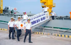 Vùng 2 Hải quân đón Tổ bầu cử sớm trên biển hoàn thành nhiệm vụ trở về đất liền