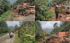 Quảng Ngãi: Khẩn trương khắc phục sạt lở đường liên xã, đảm bảo giao thông phục vụ bầu cử