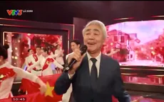 NSND Quang Thọ và Lâm Phúc gây xúc động khi cùng hát “Nhà tôi có treo một lá cờ” trong “Lá xanh”
