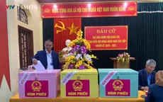 Thái Nguyên: 99,96% cử tri đã tham gia bỏ phiếu bầu cử