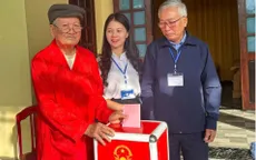 7 cử tri trên 100 tuổi tham gia bầu cử tại Quảng Trị