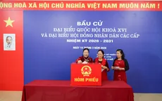 Rộn ràng không khí bầu cử tại phường Láng (Hà Nội)
