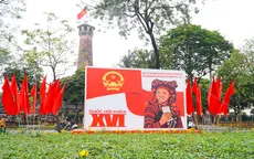 Thủ đô Hà Nội rực rỡ cờ hoa trong ngày hội toàn dân đi bầu cử