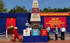 Cử tri đặc khu Trường Sa hòa chung ngày hội bầu cử của cả nước