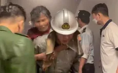 Cảnh sát cứu 3 người mắc kẹt trong vụ cháy căn hộ tại Ecohome 1