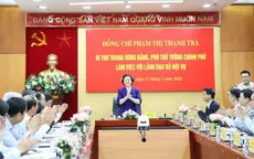 Phó Thủ tướng Phạm Thị Thanh Trà giao nhiệm vụ trọng tâm, cấp bách cho Bộ Nội vụ