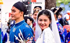 1.000 bạn trẻ khoác Việt phục xuống phố tại Ngày hội Tóc Xanh Vạt Áo