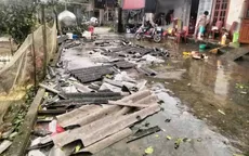 Mưa dông kèm lốc xoáy ở Lào Cai làm hàng trăm ngôi nhà bị tốc mái, 2 người bị thương