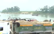 Khai thác cát gây sạt lở bờ sông ở Nghệ An, đe dọa hàng chục ha đất sản xuất