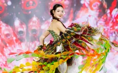 Đại diện Việt Nam tại Miss World 2026 lộng lẫy trong trang phục lấy cảm hứng từ tranh Đông Hồ