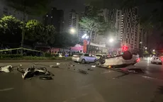 Công an Hà Nội thông tin vụ ô tô Lexus tông liên hoàn trên đường Trung Kính