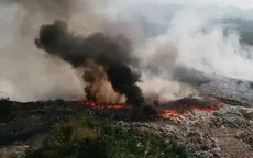 Lâm Đồng: Cháy bãi rác, khói bao trùm khu dân cư
