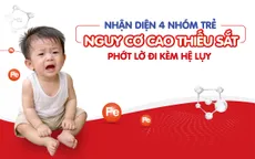 Cảnh báo 4 nhóm trẻ nguy cơ cao thiếu sắt: phớt lờ đi kèm hệ lụy