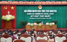 Thái Nguyên: Đồng chí Bùi Văn Lương được bầu giữ chức Chủ tịch HĐND tỉnh khóa XV