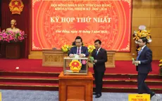 Ông Lê Hải Hòa tái đắc cử Chủ tịch UBND tỉnh Cao Bằng