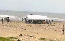 Tìm thấy thi thể 2 nam sinh mất tích khi tắm biển ở Thanh Hóa