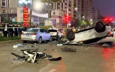 Khởi tố người đàn ông điều khiển xe Lexus gây tai nạn liên hoàn