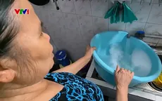 Nước sinh hoạt sủi bọt bất thường, nhiều người dân Thanh Hóa nơm nớp lo lắng