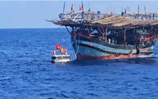 Cứu kịp thời tàu cá cùng 36 ngư dân gặp nạn trên biển đặc khu Trường Sa