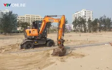 Đẩy nhanh tiến độ xây dựng 15 điểm tắm tráng dọc bãi biển lớn nhất Nghệ An phục vụ khách du lịch