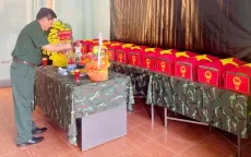 Phát hiện và quy tập 12 hài cốt liệt sĩ tại tỉnh Gia Lai