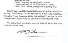 Giới thiệu chữ ký của Thủ tướng và các Phó Thủ tướng Chính phủ nhiệm kỳ 2026-2031