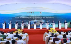 Thủ tướng thực hiện nghi thức khởi công tuyến đường sắt tốc độ cao liên vùng đầu tiên của Việt Nam