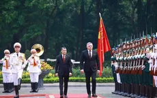 Thủ tướng Lê Minh Hưng chủ trì Lễ đón Thủ tướng Slovakia thăm chính thức Việt Nam