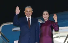 Tổng Bí thư, Chủ tịch nước Tô Lâm và Phu nhân lên đường thăm cấp Nhà nước đến Trung Quốc