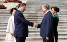 Lễ đón Tổng Bí thư, Chủ tịch nước Tô Lâm thăm cấp Nhà nước đến Trung Quốc