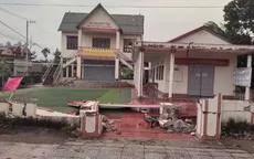 Mưa dông kèm lốc xoáy giật bay mái nhà ở Quảng Trị