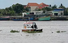 Hai người đàn ông rơi xuống sông Tiền mất tích sau tiệc sinh nhật trên tàu