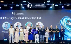 Hunmed trao hỗ trợ 300 triệu đồng cho chương trình Trái tim cho em