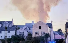 Hỏa hoạn tàn phá tòa nhà lịch sử ở Bắc Ireland