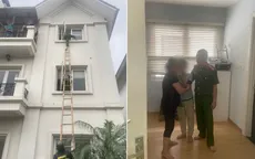 Giải cứu cháu bé tự khóa mình trong nhà, ý định trèo ra ban công tầng 3
