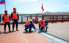 Hợp long cầu đường bộ đầu tiên kết nối Nga và Triều Tiên