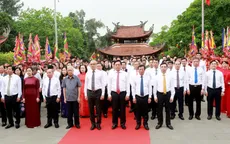 Phú Thọ thành kính dâng hương Đức Quốc Tổ Lạc Long Quân và Tổ Mẫu Âu Cơ